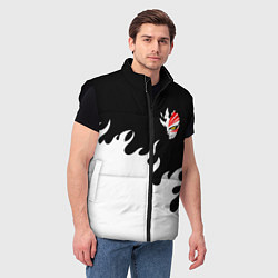 Мужской жилет BLEACH FIRE БЛИЧ ОГОНЬ, цвет: 3D-черный — фото 2
