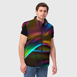 Мужской жилет Градиент, цвет: 3D-красный — фото 2