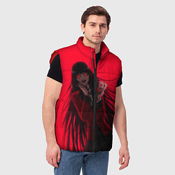 Мужской жилет ЮМЭКО БЕЗУМНЫЙ АЗАРТ, цвет: 3D-красный — фото 2