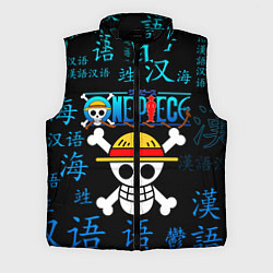 Мужской жилет ONE PIECE ВАН ПИС ИЕРОГЛИФ, цвет: 3D-черный