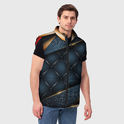 Мужской жилет 3D VERSACE VIP GOLD, цвет: 3D-красный — фото 2