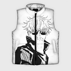 Мужской жилет Магическая битва Годжо, цвет: 3D-светло-серый