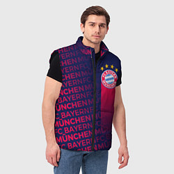 Мужской жилет ФК БАВАРИЯ BAYERN МЮНХЕН, цвет: 3D-черный — фото 2