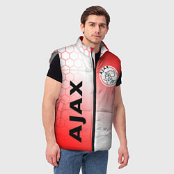 Мужской жилет FC AJAX AMSTERDAM ФК АЯКС, цвет: 3D-светло-серый — фото 2
