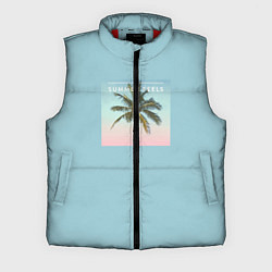 Мужской жилет Летние ощущения, цвет: 3D-красный