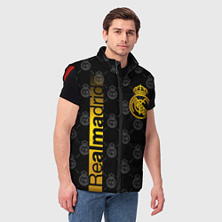 Мужской жилет РЕАЛ МАДРИД GOLD ЗОЛОТО, цвет: 3D-красный — фото 2