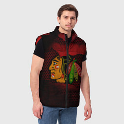 Мужской жилет CHICAGO NHL, цвет: 3D-красный — фото 2