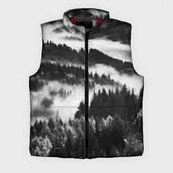 Мужской жилет ТУМАННЫЙ ЛЕС МРАЧНЫЙ ЛЕС, цвет: 3D-красный
