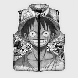 Мужской жилет Луфи улыбается one piece, цвет: 3D-светло-серый