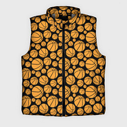 Мужской жилет Баскетбольные Мячи, цвет: 3D-светло-серый