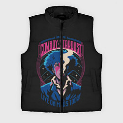 Мужской жилет Ковбой Бибоп Ретро, цвет: 3D-черный