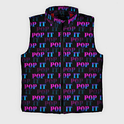 Мужской жилет POP it НАДПИСИ, цвет: 3D-красный