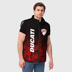 Мужской жилет DUCATI ДУКАТИ КАМУФЛЯЖ, цвет: 3D-светло-серый — фото 2