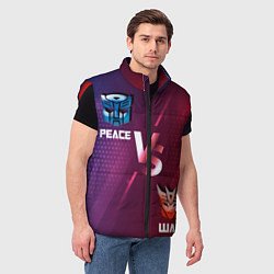 Мужской жилет Автоботы против Десептиконов, цвет: 3D-красный — фото 2