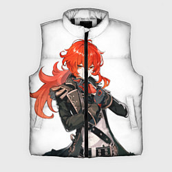 Мужской жилет Дилюк из Genshin Impact, цвет: 3D-черный