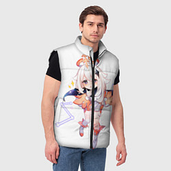 Мужской жилет Паймон из Genshin Impact, цвет: 3D-черный — фото 2