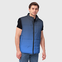 Мужской жилет DARK OCEAN GRADIENT, цвет: 3D-черный — фото 2