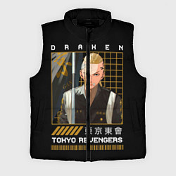 Мужской жилет Дракен Тосва Кэн рюгудзи, цвет: 3D-черный