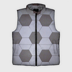 Мужской жилет ФУТБОЛЬНЫЙ МЯЧ, цвет: 3D-светло-серый