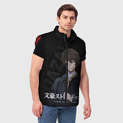 Мужской жилет Дазай Осаму, цвет: 3D-красный — фото 2