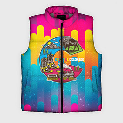 Мужской жилет Путешествие Colorful, цвет: 3D-светло-серый