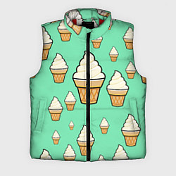 Мужской жилет Мороженое - Ice Cream Party, цвет: 3D-красный