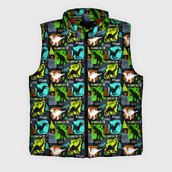 Мужской жилет Dinosaurs, цвет: 3D-красный