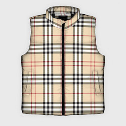 Мужской жилет Клетчатый принт в стиле Burberry