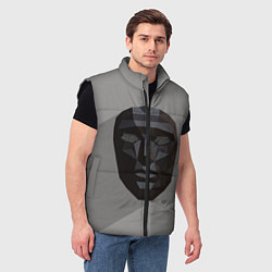 Мужской жилет Игра в кальмара: Распорядитель, цвет: 3D-черный — фото 2