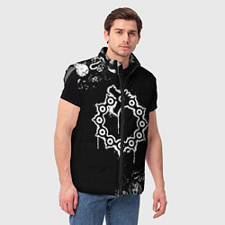 Мужской жилет 7 СМЕРТНЫХ ГРЕХОВ МЕЛОДИАС СИМВОЛ ДРАКОН, цвет: 3D-светло-серый — фото 2