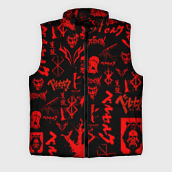 Мужской жилет БЕРСЕРК ПАТТЕРН СИМВОЛИКА КЛЕЙМО, цвет: 3D-черный