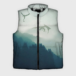 Мужской жилет ДРАКОНЫ НАД ЛЕСОМ DRAGON
