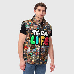 Мужской жилет Toca Life, цвет: 3D-светло-серый — фото 2