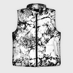 Мужской жилет Эффект линогравюры, цвет: 3D-черный