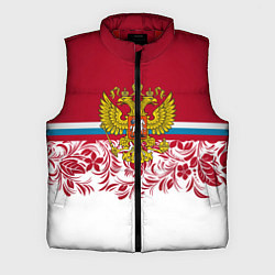 Мужской жилет Российский герб, цвет: 3D-красный