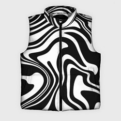 Мужской жилет Черно-белые полосы Black and white stripes