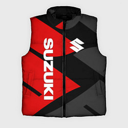 Мужской жилет SUZUKI СУЗУКИ RED LOGO, цвет: 3D-черный