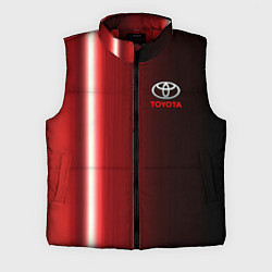 Мужской жилет Toyota В полоску, цвет: 3D-красный