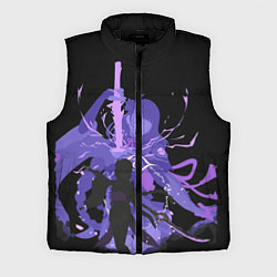 Мужской жилет Genshin Impact Raiden, цвет: 3D-черный