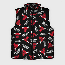 Мужской жилет CHICAGO BULLS БЫКИ УЗОР, цвет: 3D-красный