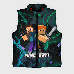 Мужской жилет Молнии Майнкрафт, цвет: 3D-красный