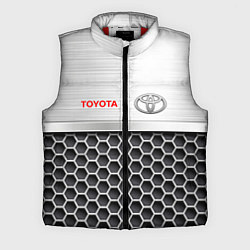 Мужской жилет Toyota Стальная решетка, цвет: 3D-красный