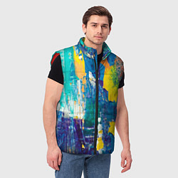 Мужской жилет Краской по ткани, цвет: 3D-красный — фото 2