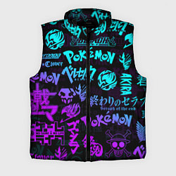 Мужской жилет ANIME LOGOBOMBING NEON НЕОН ЛОГО АНИМЕ