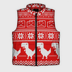 Мужской жилет Вязаный принт, цвет: 3D-красный