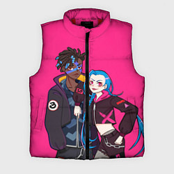 Мужской жилет Ekko and Jinx, цвет: 3D-красный