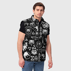Мужской жилет ВЕДЬМАК ЛОЛГОБОМБИНГ THE WITCHER, цвет: 3D-черный — фото 2