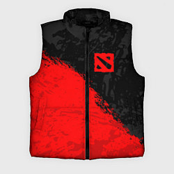 Мужской жилет DOTA 2 RED LOGO, БРЫЗГИ КРАСОК