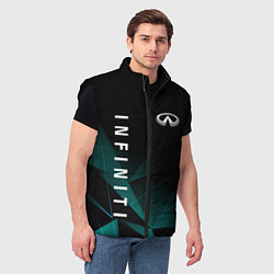 Мужской жилет ИНФИНИТИ, INFINITI ГЕОМЕТРИЯ, цвет: 3D-черный — фото 2