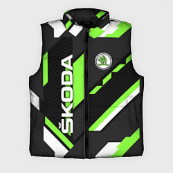 Мужской жилет ШКОДА ГЕОМЕТРИЯ ЛИНИИ SKODA GEOMETRY SPORT, цвет: 3D-черный